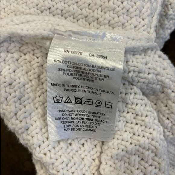 Anthropologie Maeve Gingham Ribbon Sleeve Sweater Small - Picture 7 of 10